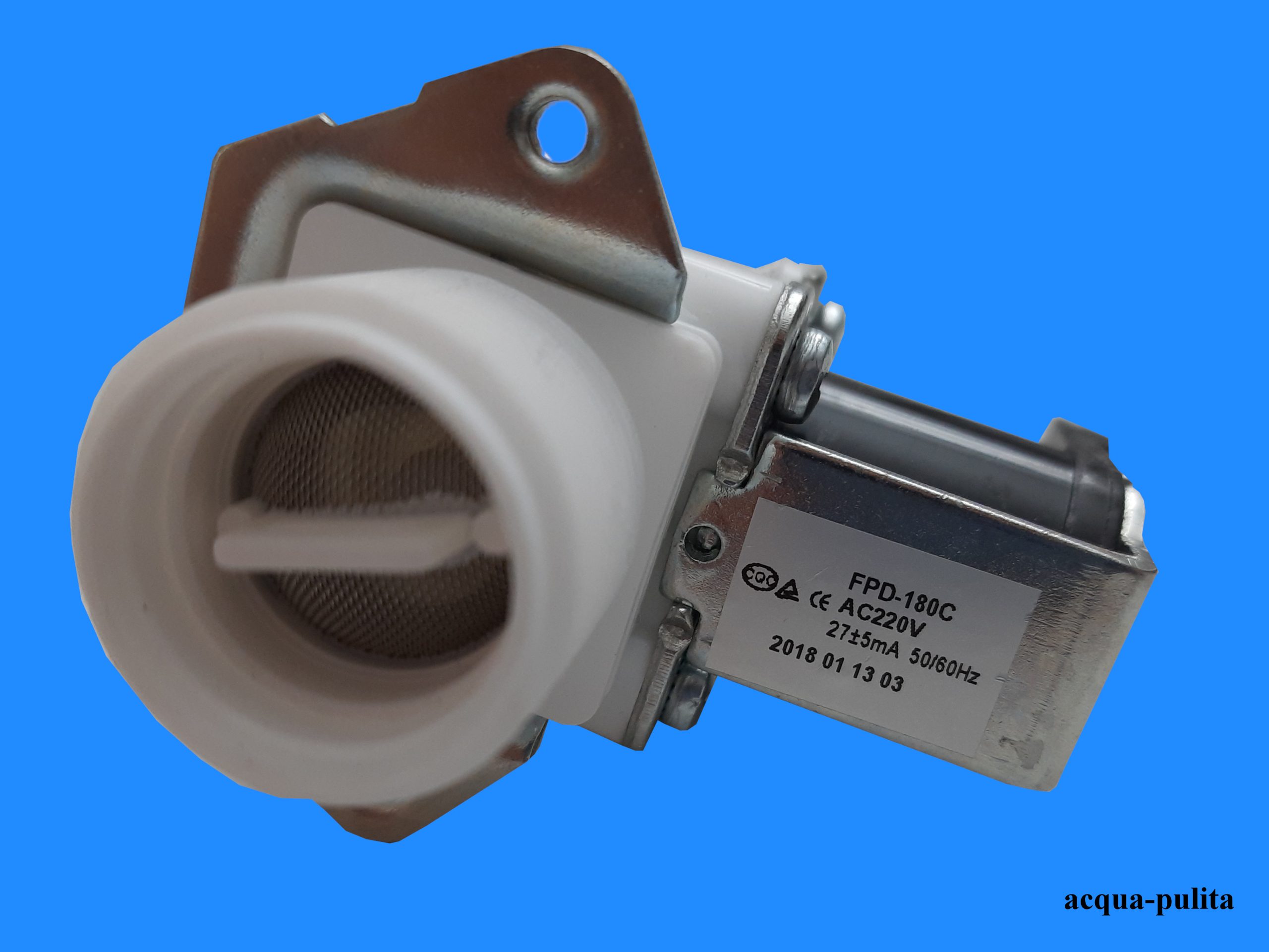 Elettrovalvola 230V AC Con Attacco Rapido 1/4" Per Impianto Osmosi Inversa RO