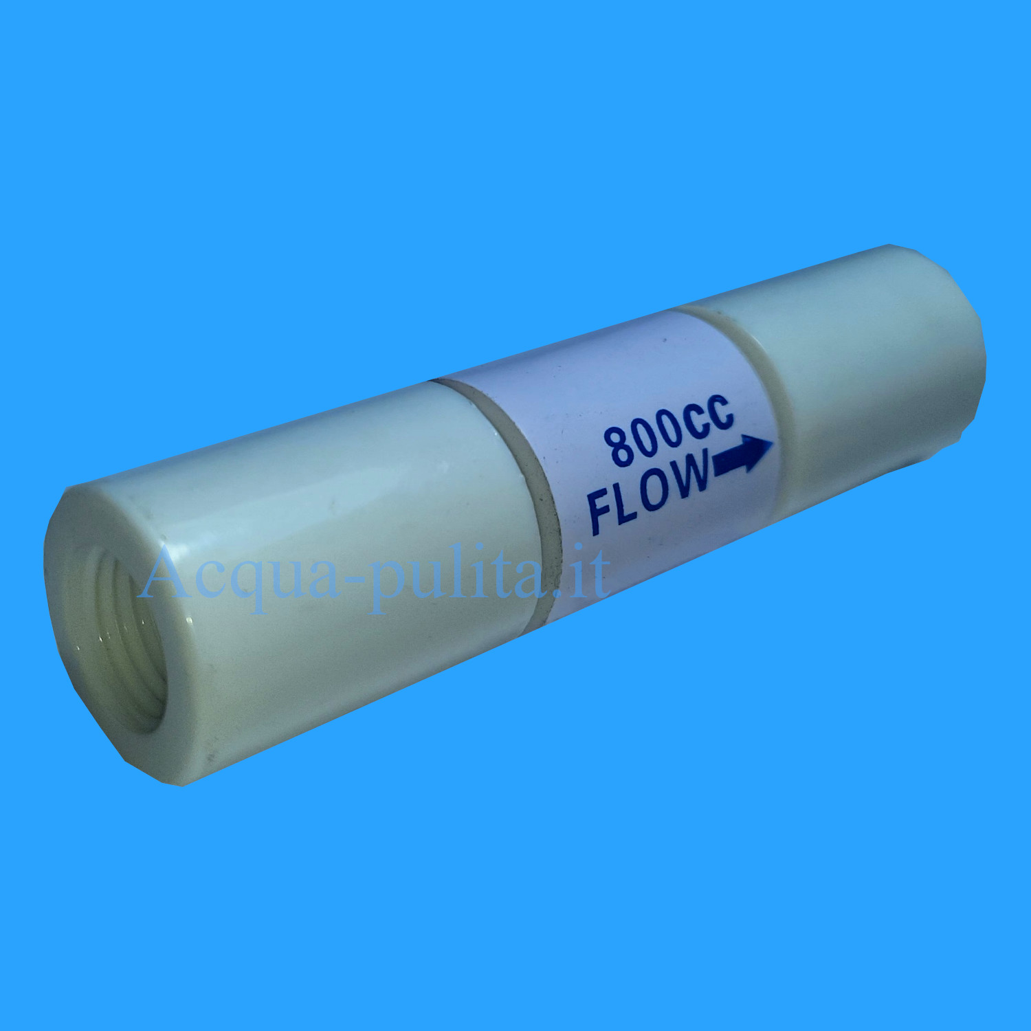 Valvola restringi flusso o flow per acqua di scarto per depuratori osmosi inversa 800 cc