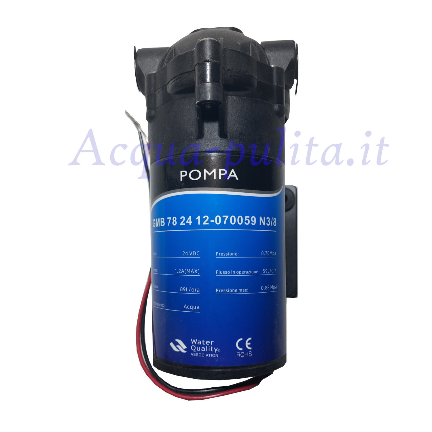 Pompa booster 100 GPD per depuratore osmosi inversa