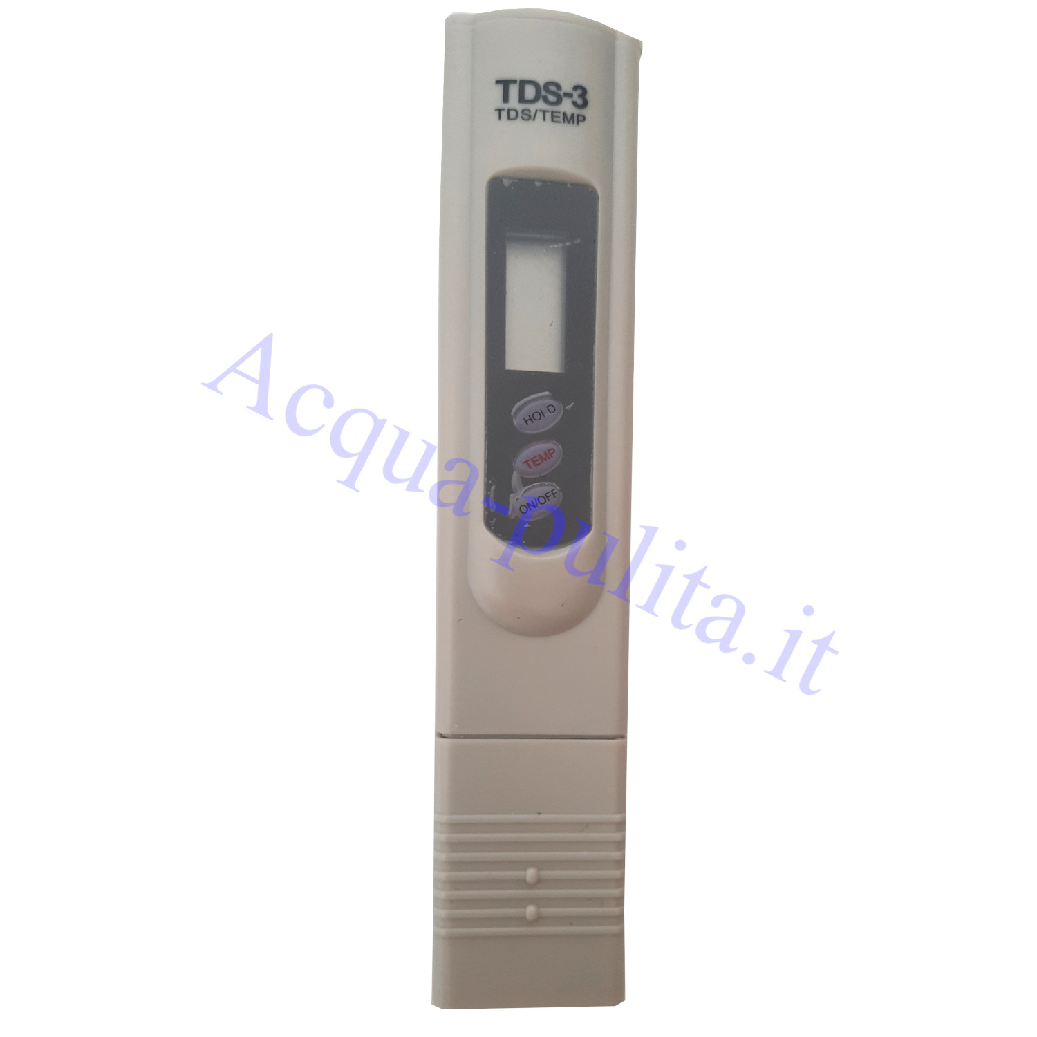 Tester acqua TDS misuratore residuo fisso e temperatura con custodia e batterie