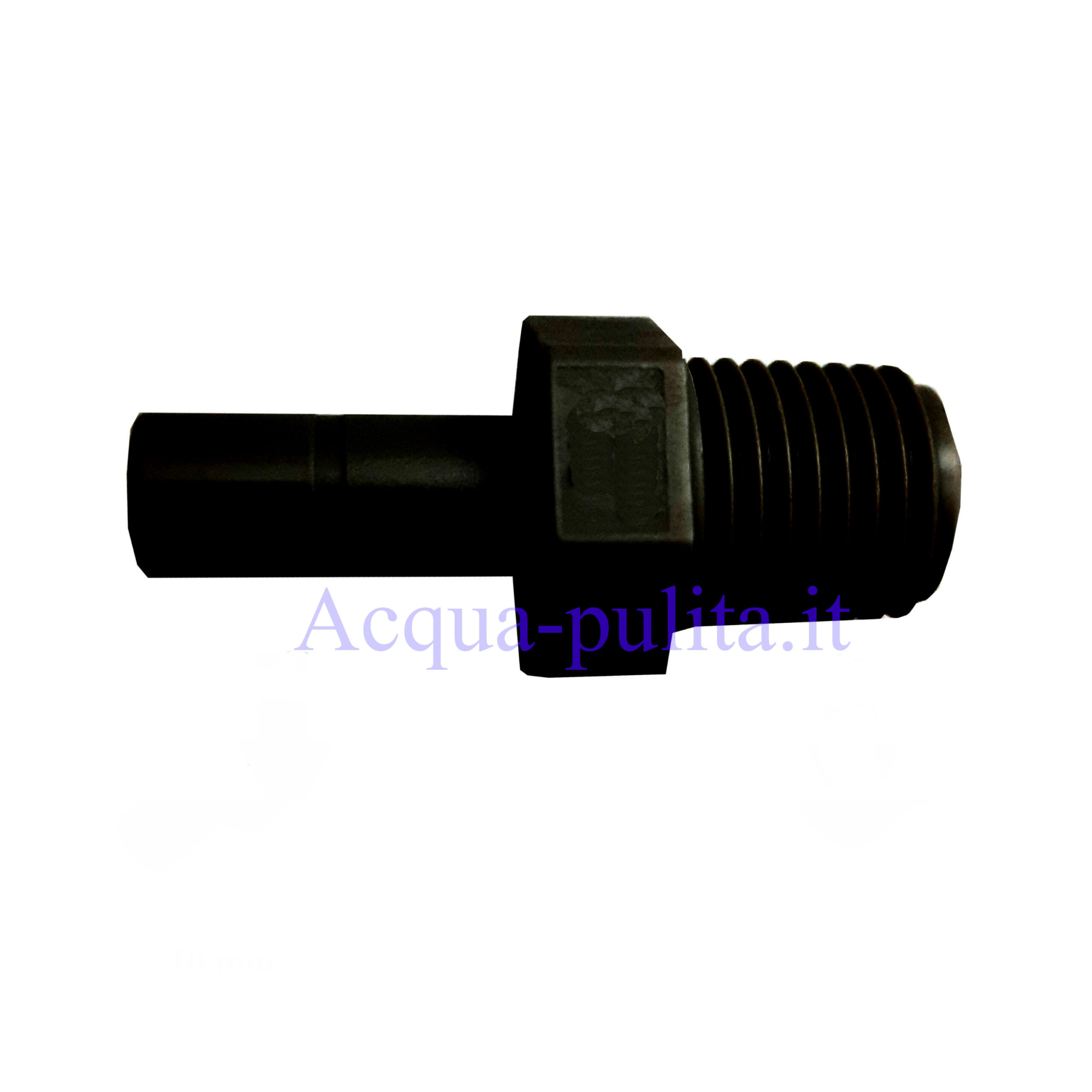 Raccordo Dritto codolo 10MM x filettatura 1/4″ per Acqua