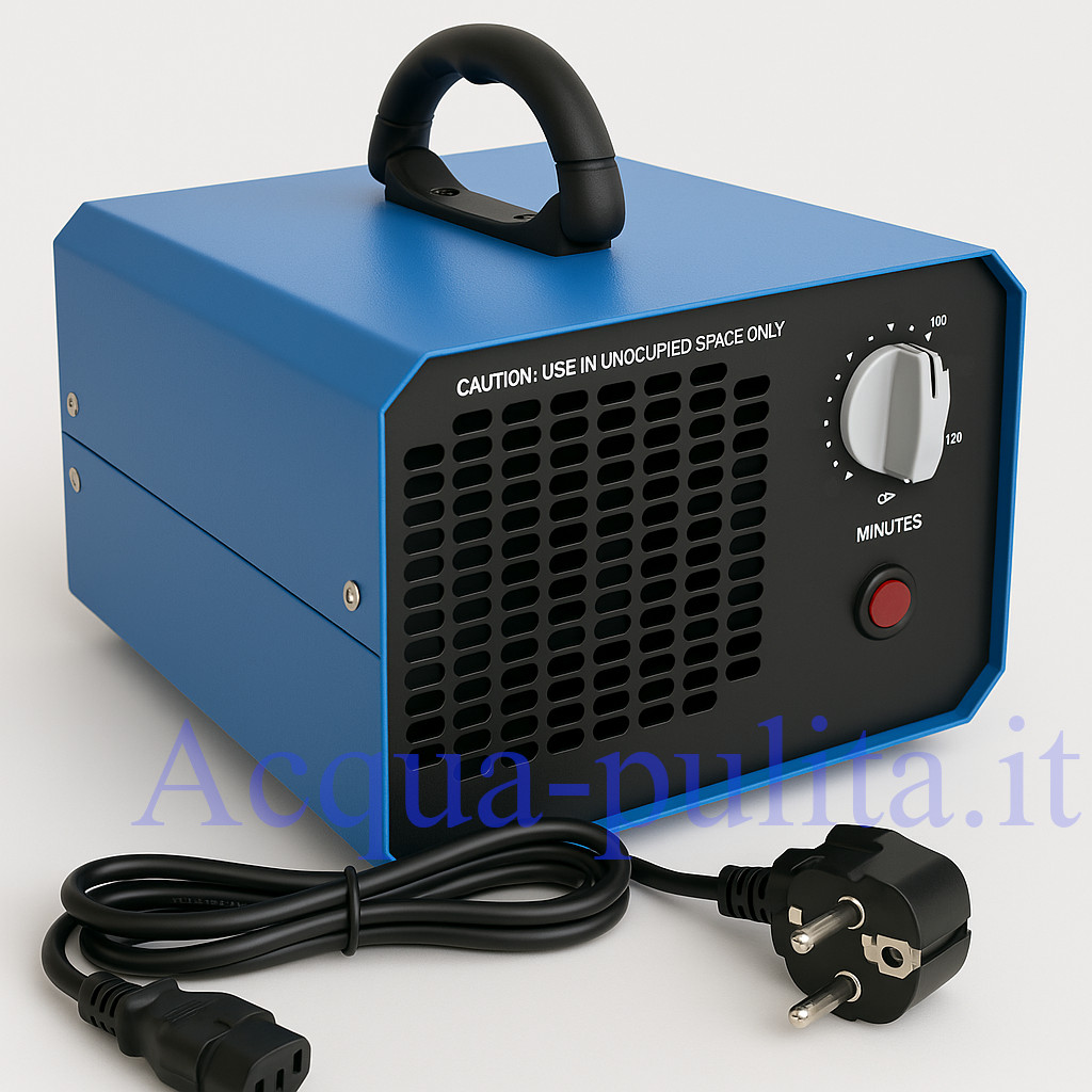 Generatore di ozono per aria: Rimuove efficacemente fumo, polline, polvere, acari della polvere, muffe, batteri e virus.