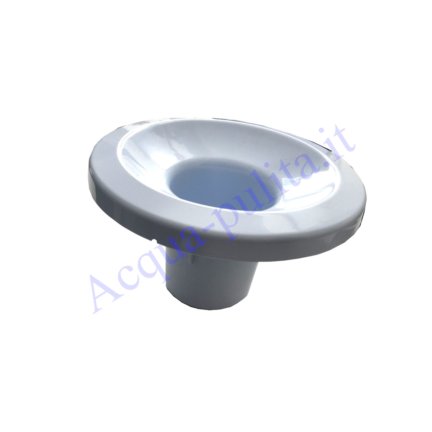 Coperchio superiore con foro per colonnina refrigerante a boccione - Ricambio. Diametro 19,5 cm x foro interno da 8 cm.