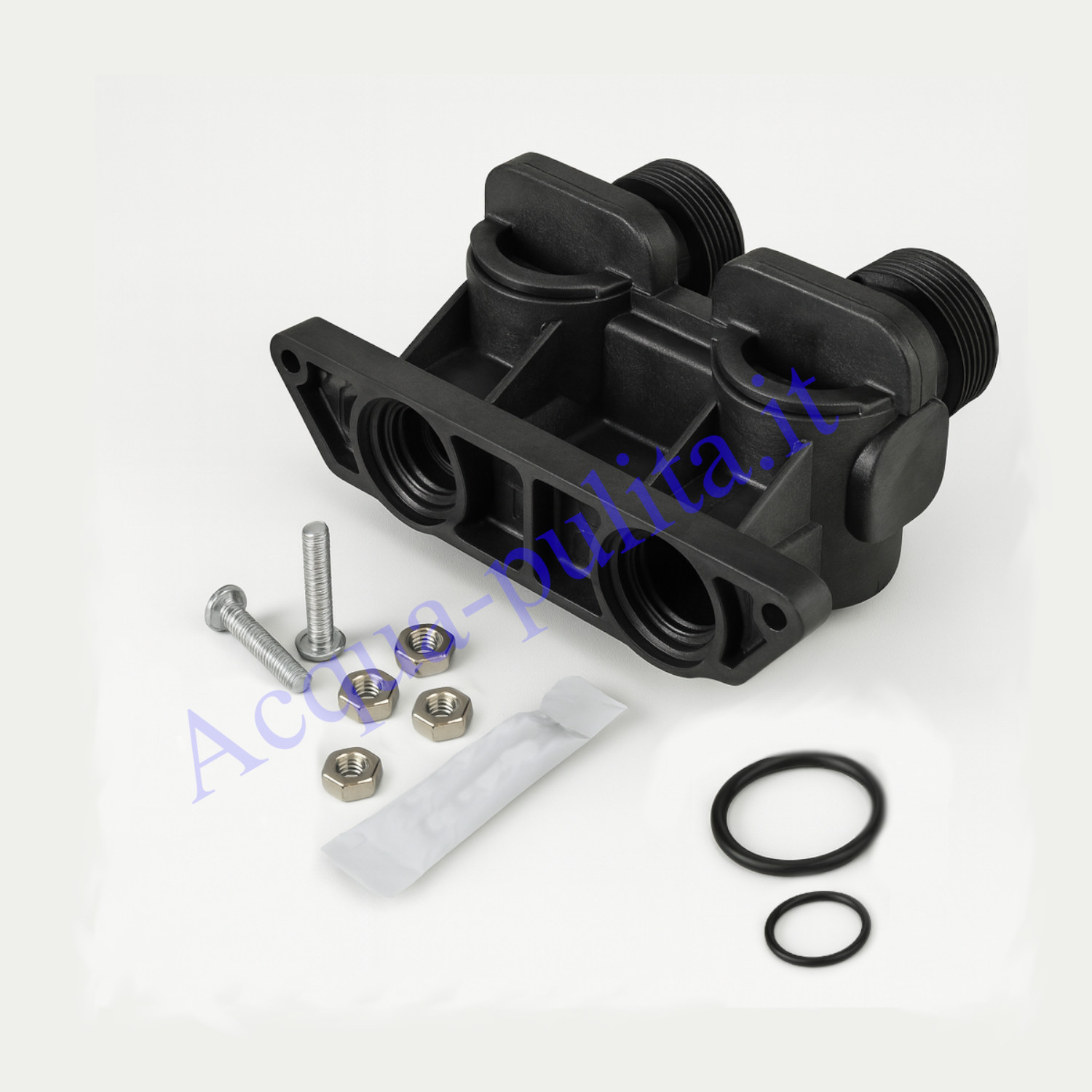 Valvola by-pass per testata Autotrol 255 Easy-IQ da 1"senza connettori per addolcitore d'acqua