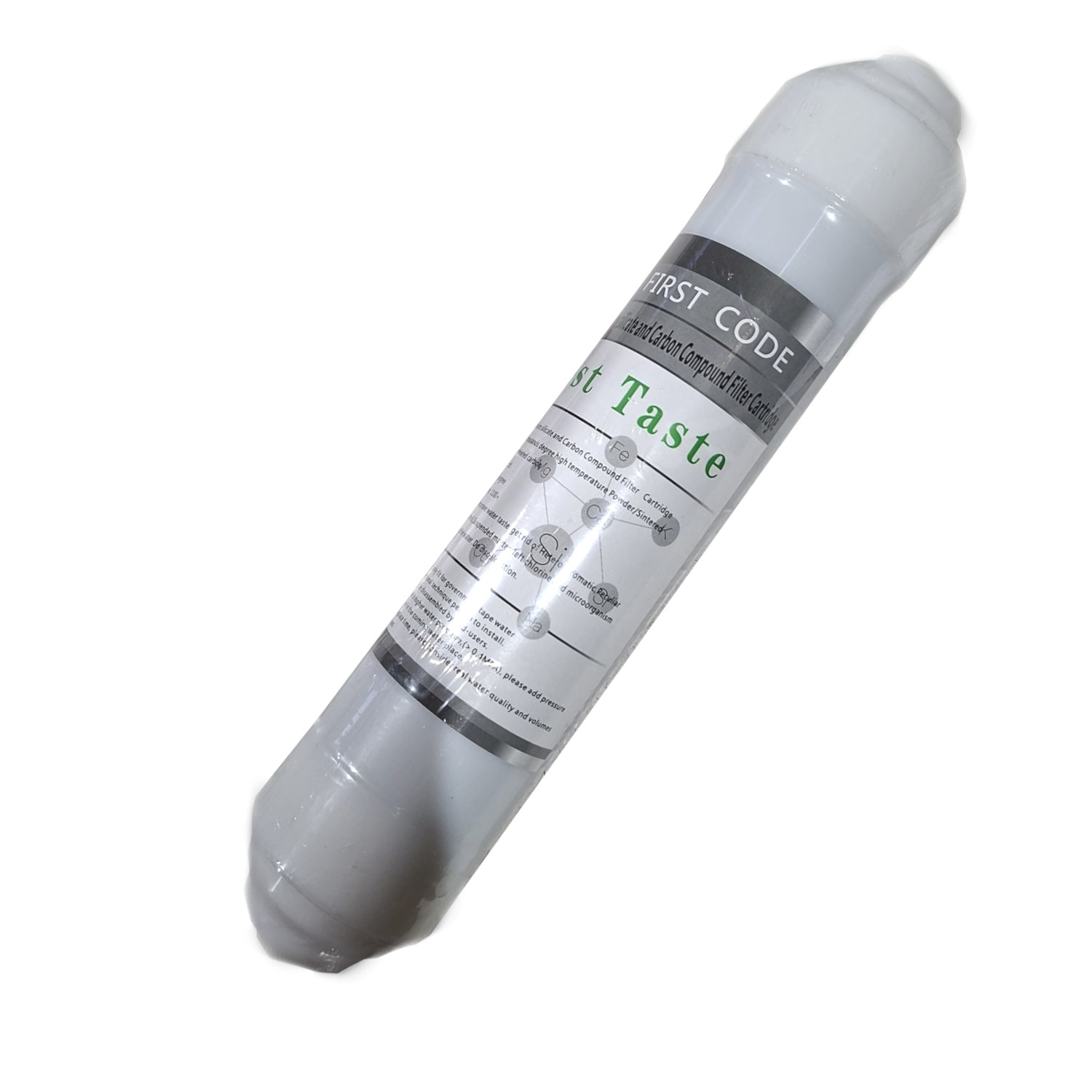 Filtro alcalino da 10" con attacchi a filettatura femmina da 1/4"