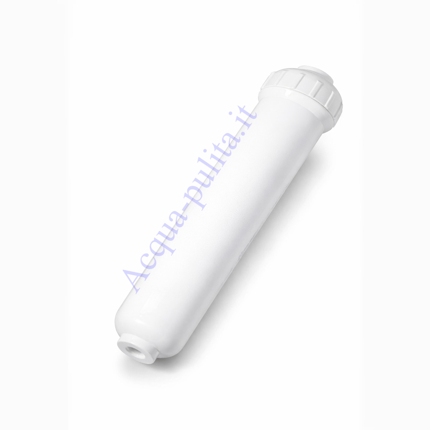 Vessel contenitore per filtro in ceramica a candela da 10" - ⌀ 55mm. Con attacchi a filettatura femmina da 1/4".