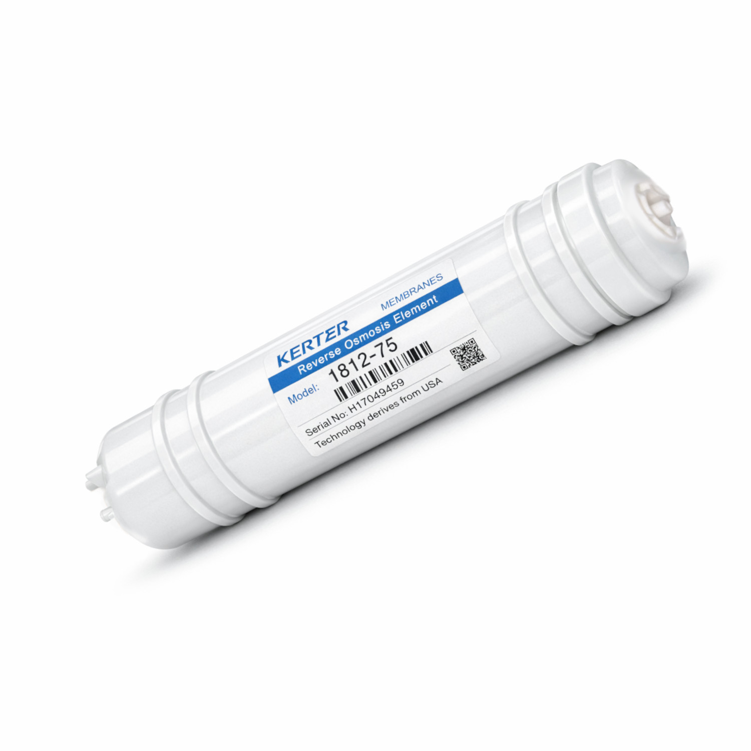 Membrana 75 GPD incapsulata monouso Kerter. Cambio completo del vessel + membrana per una massima igiene.