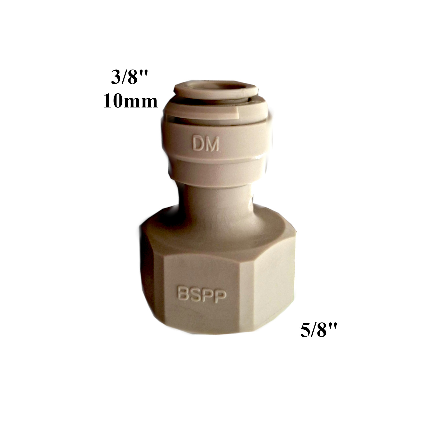 Raccordo riduzione 5/8" femmina x 3/8" innesto rapido (10mm)